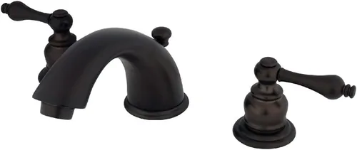 Miniatura 12 de Kingston Brass KB979AL - Grifo victoriano de baño extendido, centro ajustable de 8 pulgadas, níquel cepillado/latón pulido brushed nickel/polished