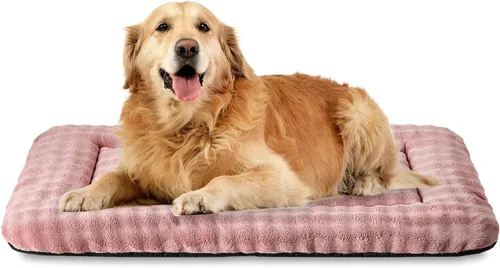 Miniatura 13 de Tapete de cama para mascotas, para gatos y perros pequeños, lavable y suave para mascotas, tapete para dormir con patrón de burbujas 3D, morado