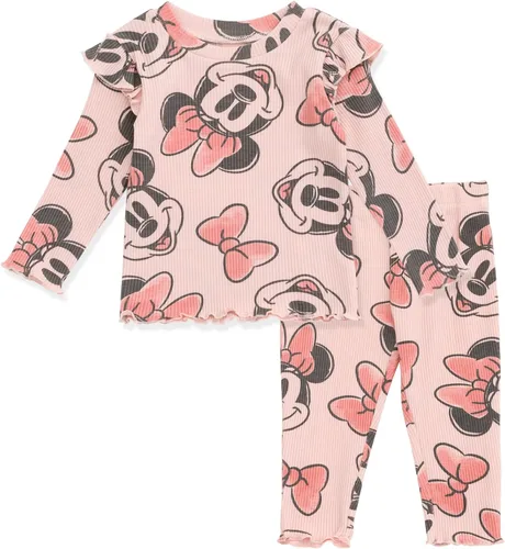 Disney Minnie Mouse Winnie the Pooh The Aristocats Lilo & Stitch Peplum - Camiseta y pantalones para recién nacidos a niños grandes
