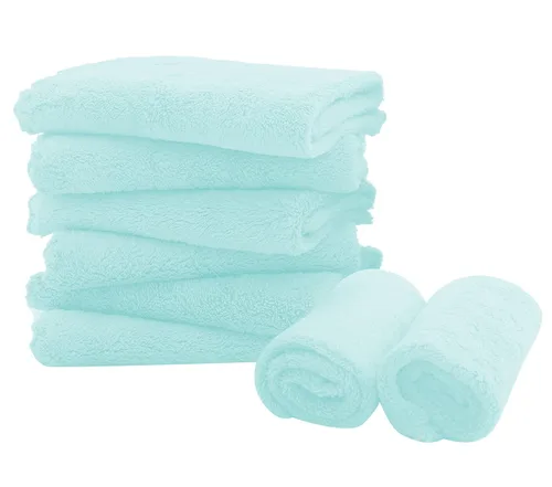Miniatura 21 de Paquete de 8 pañitos grandes para bebés, de 20 por 10 pulgadas, son ultra absorbentes, se pueden lavar a mano, ideales para recién nacidos, toalla