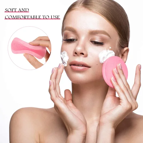 Miniatura 3 de Patelai 120 esponjas faciales comprimidas para esteticistas, eliminación de maquillaje facial, almohadilla de esponja de limpieza, exfoliante, spa