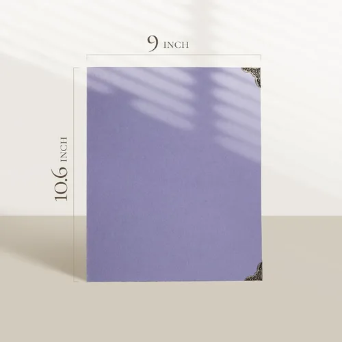 Miniatura 2 de Vienrose Álbum de fotos autoadhesivo de 40 páginas, tapa dura DIY, álbum de recortes con 3 anillas para niños, bodas, bebés, familia, púrpura Morado