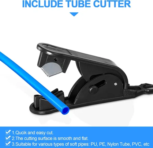 Miniatura 5 de Tubo de agua O.D.RO de 100 pies de 1/4 de pulgada, tubo certificado NSF para sistema de filtro de purificador de agua RO (ósmosis inversa), manguera