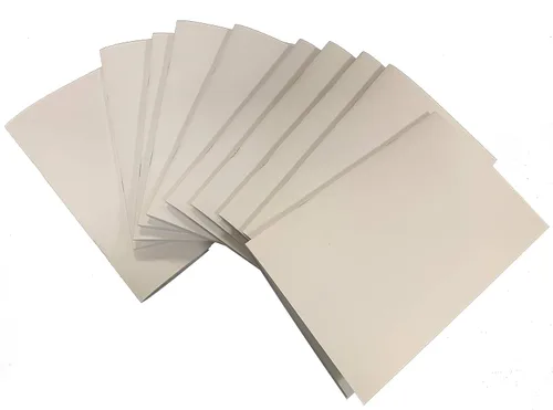 Miniatura 6 de Paquete de 100 libros en blanco para niños con cubierta blanca de 80 libras, 32 páginas sin rayas sin forro, con papel blanco de 24 libras de alta