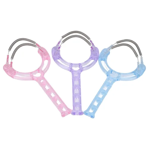 3 unidades de removedor de vello facial manual de primavera, depilación facial de mano para mujeres, ceja, barbilla, mejilla, bigote, labio superior