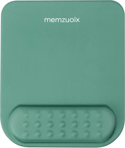 Miniatura 10 de memzuoix Cyan - Alfombrilla de mouse ergonómica con soporte para reposamuñecas, amortiguación de espuma viscoelástica de alta calidad para aliviar