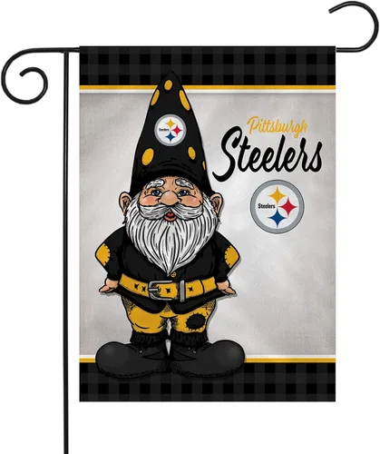 Miniatura 22 de Rico Industries NFL Gnomo - Bandera de jardín de doble cara de 13 x 18 pulgadas