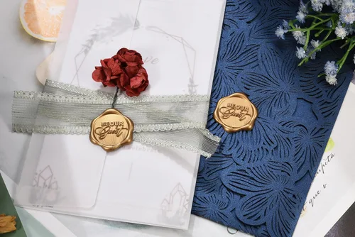 Miniatura 3 de Yoption Juego de 210 cuentas de cera de sellado de oro antiguo para invitaciones de boda, tarjetas de Navidad, sobres, paquetes de vino, regalos