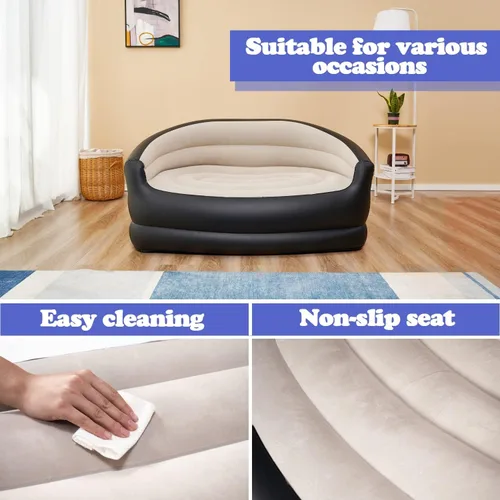 Miniatura 3 de Sofá inflable de aire, silla inflable para exteriores y sala de estar