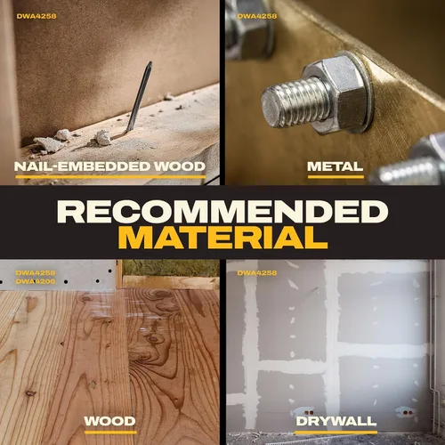 Miniatura 4 de DEWALT Juego de cuchillas oscilantes de 3 piezas, madera y de uso general, surtido de cuchillas de recubrimiento de rendimiento duradero