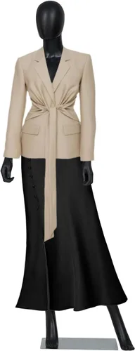 Miniatura 3 de kinbor Maniquí femenino de cuerpo completo – Cuerpo de maniquíes realistas de 70 pulgadas con brazos ajustables, piernas y cabeza giratoria
