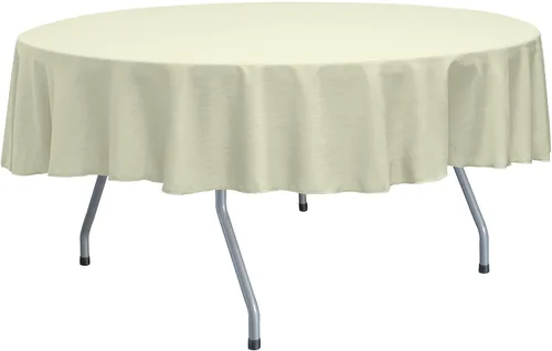 Miniatura 37 de ULTIMATE TEXTILE Mantel redondo reversible Shantung Satin Majestic de 72 pulgadas, color verde salvia