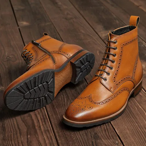 Miniatura 5 de Botas Oxford casuales para hombre, botas de vestir Chukka para hombre