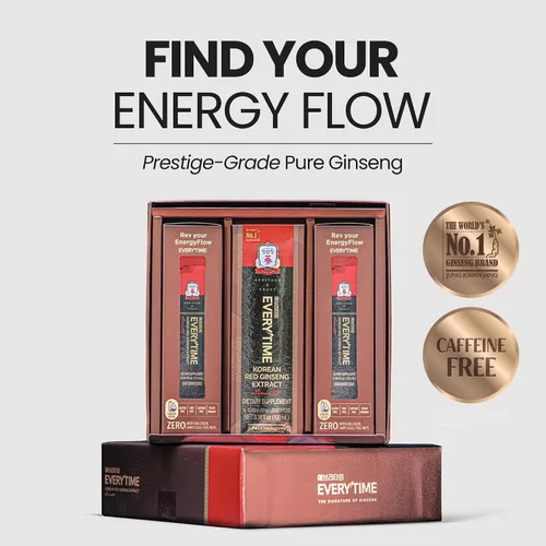 Miniatura 2 de JUNG KWAN JANG Everytime Korean Red Ginseng Extract Limited Stick – Bebida energética de raíz de ginseng panax rojo de grado terrestre – Suplementos