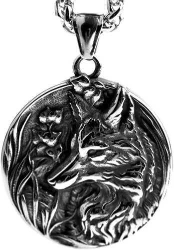 Miniatura 8 de Collar vikingo nórdico para hombre, brújula vegvisir, collar original de talismán, 1 ud
