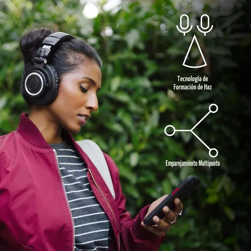 Miniatura 5 de Audio-Technica ATH-M50XBT2 Auriculares inalámbricos, color negro