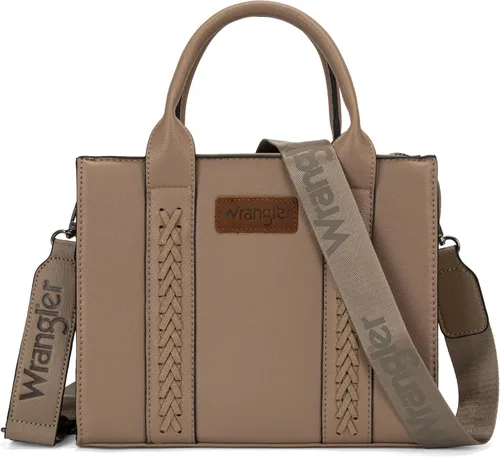 Miniatura 12 de Bolso tote mediano Wrangler para mujer, bolsos de diseñador, bolsos de mano con asa superior y correa