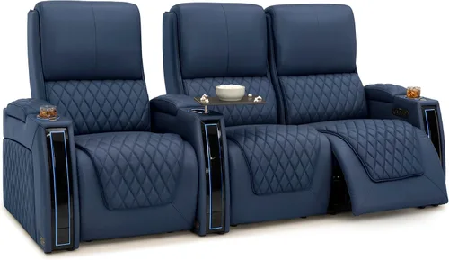 Miniatura 39 de Seatcraft Apex Zero-Gravity CoolZero - Asiento de cine en casa de cuero italiano, reposacabezas eléctrico, lumbar eléctrico, reclinable eléctrico