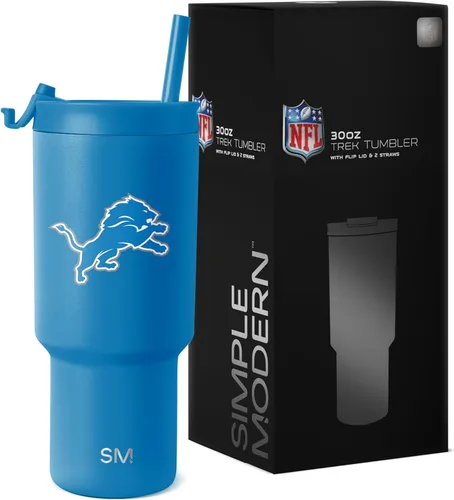 Miniatura 38 de Simple Modern - Vaso de 30 oz con tapa abatible y tapa con pajita Arizona Cardinals