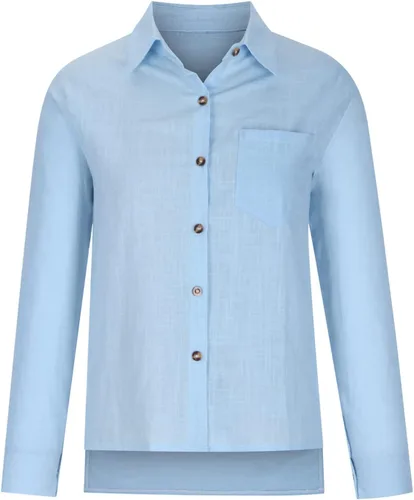Miniatura 143 de SMIDOW Camisa de algodón y lino con botones para mujer