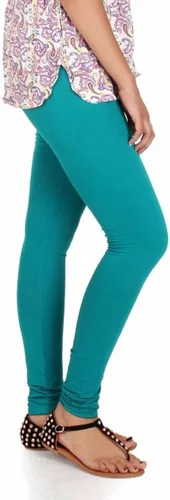 Miniatura 19 de ladyline Leggings Churidar elásticos de algodón para mujer Extra largos de longitud completa de cintura alta Talla regular y grande Pantalones