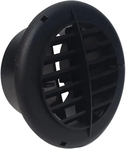 Valterra A10-3353VP Registro de Calefacción y A/C Giratorio/Amortiguado - 4" ID x 5-3/8" OD, Negro