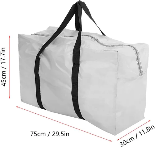 Miniatura 2 de VGEBY Bolsa inflable para kayak, bolsa de transporte plegable grande para kayak/barco/canoa, mar, pesca, rafting, natación, campamento (gris)