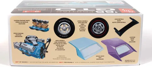 Miniatura 7 de AMT 1965 Pontiac GTO 2T 1/25ª Escala Kit de Modelo, Blanco (AMT1191M)