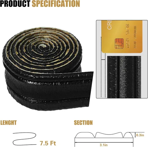 Miniatura 2 de Moldura de espuma autoadhesiva de 90 x 3.1 pulgadas, borde de papel tapiz de corona flexible, líneas de bordes de pared 3D, base de pared de espuma