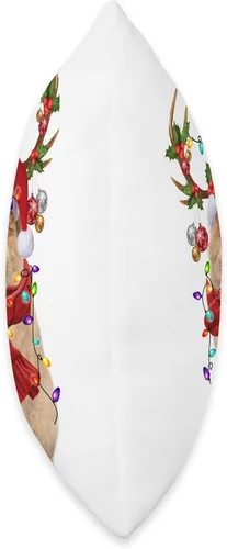 Miniatura 2 de Chow Chow Dog Christmas Light Gifts Co Santa Chow Dog Reindeer Christmas Lights - Almohada de 16 x 16 pulgadas, multicolor