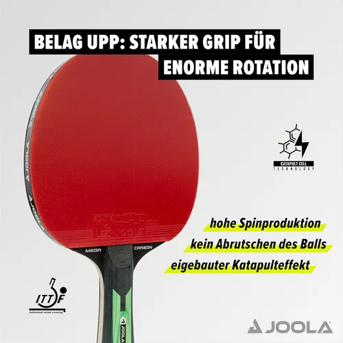 Miniatura 3 de Juego de tenis de mesa JOOLA T-bat Mega Carbon