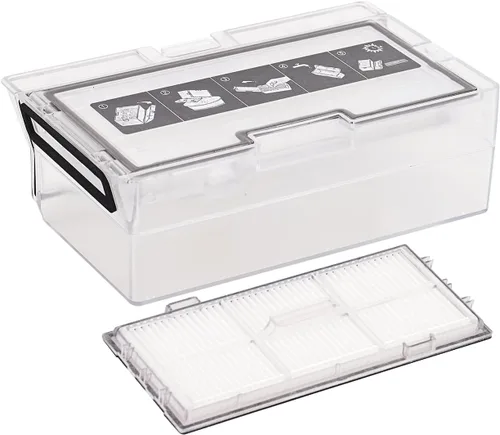 Miniatura 7 de Caja de basura compatible con Eufy RoboVac 11S, 15C, 30, 30C, 35C, 25C, 12, 15T, 35C, G30 Robot Aspirador – Recolección de residuos, accesorios