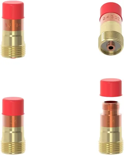 Miniatura 5 de YESWELDER 22 unids tig soldadura antorcha Stubby Gas Lens #10 Copa de vidrio Kit para WP-17/18/26