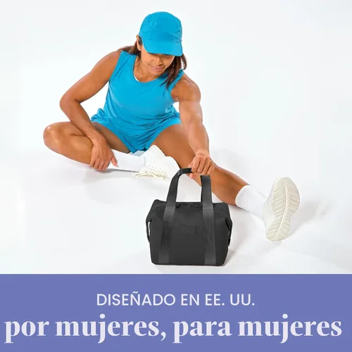 Miniatura 8 de Fit & Fresh Remi - Lonchera de neopreno para mujer, kit de preparación de comidas con recipientes y bolsa de hielo XL, material autoaislante similar