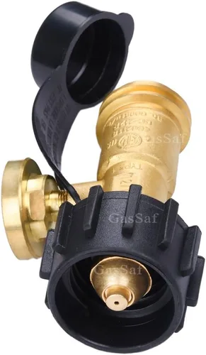 Miniatura 4 de GasSaf Indicador de nivel de propano para tanques de propano de 5 a 40 libras, medidor de presión de gas para autocaravana, parrilla de gas