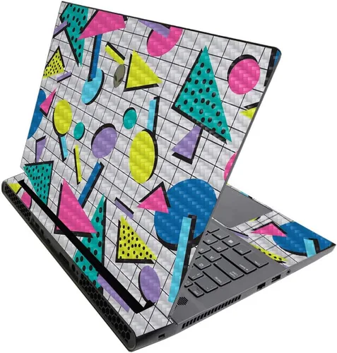 Miniatura 557 de MightySkins - Skin brillante con purpurina para Alienware M17 R3 (2020) y M17 R4 (2021) - Diversión de los años 90 Acabado duradero con purpurina