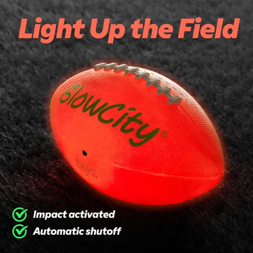 Miniatura 2 de GlowCity Balón de fútbol que brilla en la oscuridad, tamaño 3/6, regalos de pelota iluminada para niños, jóvenes y adolescentes, fútbol brillante