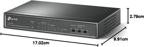 Miniatura 8 de 2KA4941 - Interruptor PoE de 8 puertos TP-Link TL-SF1008P de 10/100Mbps, 4 puertos POE, IEEE 802.3af, 53W