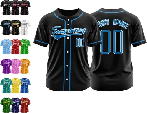 Miniatura 21 de Camiseta de béisbol personalizada, nombre de béisbol personalizado, logotipo de número, camiseta de béisbol personalizada para hombres, mujeres