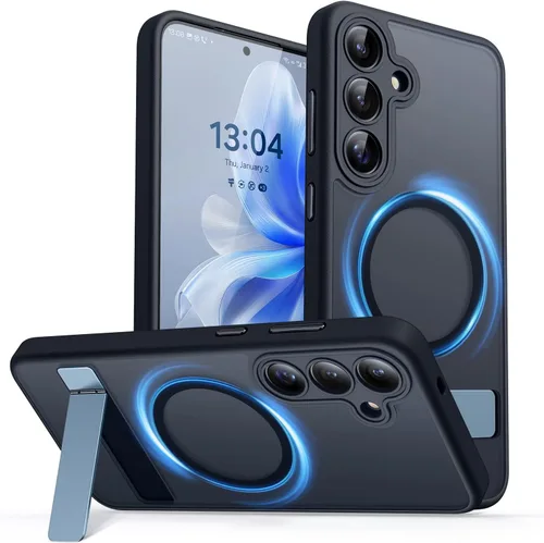 Miniatura 25 de CANSHN Funda diseñada para Samsung Galaxy A16-5G [protección completa de la cámara] [compatible con Magsafe] funda protectora trasera translúcida