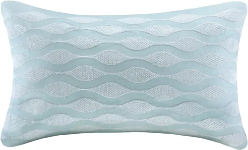 Miniatura 6 de Harbor House Anslee - Almohada decorativa rectangular de lino y algodón, bordada, estilo cabaña/país, 12 pulgadas de ancho x 20 pulgadas de largo