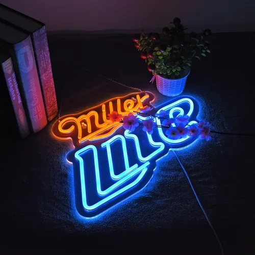 Letrero de Neón de Cerveza para Decoración de Pared de Bar LED Lite Regulable Letreros de Neón Alimentados por USB Letreros de Arte de Neón para Pub