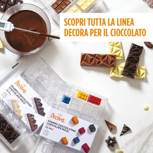 Miniatura 6 de DECORA Hemisferio de molde de chocolate, policarbonato, 7.9 x 4.7 x 0.9 in