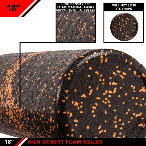 Miniatura 4 de JFIT High Density Foam Roller – EPP Deep Tissue Massage Roller for Muscle Recovery, Myofascial Release & Stretching