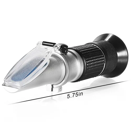 Miniatura 9 de V·RESOURCING - Medidor refractómetro Brix de 0 a 90 %, medición del contenido de azúcar portátil de mano para azúcar, alimentos, frutas, bebidas