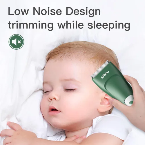Miniatura 2 de Cortapelos para bebés para principiantes, kit profesional de corte de pelo de bebé de 13 piezas, cortapelos silenciosos para autismo con IPX7