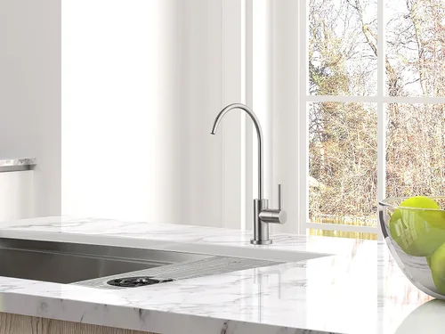 Miniatura 3 de AguaStella AS09SS llave de filtro de agua de cocina de acero inoxidable RO para la mayoría de unidades de ósmosis inversa o sistema de filtración