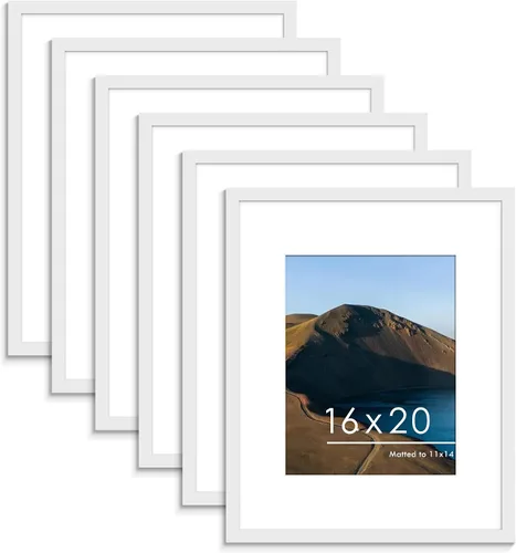 Miniatura 46 de PEALSN - Juego de 6 portarretratos de 5 x 7 pulgadas para fotos de 4 x 6 pulgadas con paspartú/5 x 7 pulgadas sin paspartú, para montaje en Negro