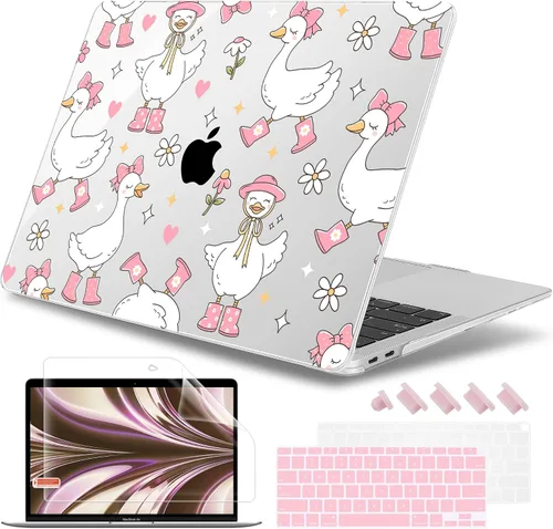 Miniatura 29 de May Chen Funda compatible con MacBook Air de 13 pulgadas 2022 2021, versión 2020-2018 Modelo: M1 A2337 A2179 A1932, carcasa rígida de plástico