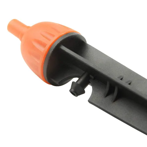 Miniatura 7 de 50 unidades (25 pares) goteros de nebulización ajustables de 360 grados, conector atomizador, rociador, rociado, goteo, boquilla emisora integral